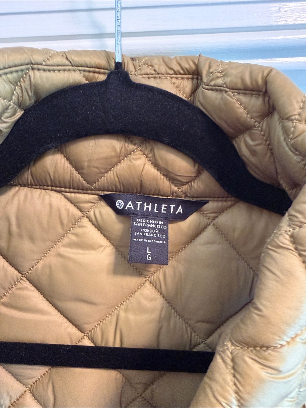 Athleta Quilted Olive Green whisper Vest - Picture 2 of 4